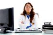 medical professional posing