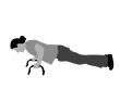 fitnessman doing push-ups