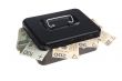 Money in cash box