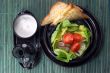 Fresh salad with tomatoes