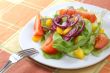 Fresh salad with tomatoes
