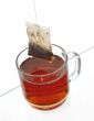 Transparent cup of tea