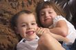 Brother and Sister Having Fun