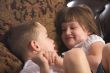 Brother and Sister Having Fun