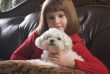 Young Girl with Her Maltese