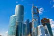 Skyscrapers construction site