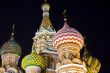 St Basil`s Cathedral at nighttime