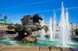 Iron horses fountain