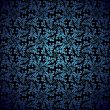 blue floral repeat