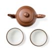 Ceramic pot and two cups