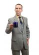 Businessman On Coffee Break