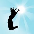Jump and sun