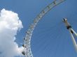 big wheel in the blue sky