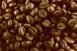 Fragrant fried coffee beans