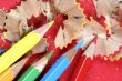 Pencils and wood shavings