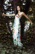 beautiful girl standing on ivy