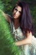 beautiful girl  on grass