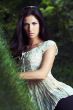 beautiful girl  on grass