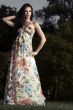 beautiful girl standing on ivy