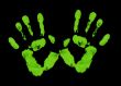 Green palms