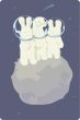 Three rabbits cosmonauts on the Moon