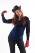 Young girl and red gloves
