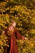 The elf in the autumn forest