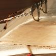 book and spectacles