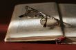 book and spectacles