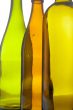 Color Glass bottle closeup
