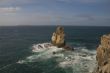 heavy sea near the rock, the Atlantic Ocean