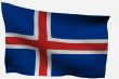 Iceland 3D flag