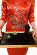 Serving saki