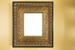 Ornate Blank Picture Frame on Wall