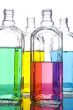 Colored Bottle close up