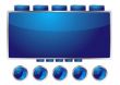 blue interface