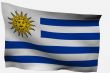 Uruguay 3d flag