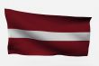 Letonia 3d flag