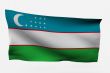 uzbekistan 3d flag