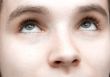 Eyes looking up