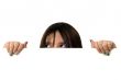Girl Peeking