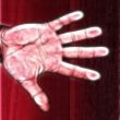 hand and background