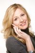 Smiling woman on cell phone