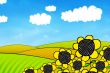 Happy summer landscape