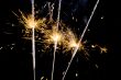 Sparkler closeup