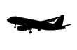 Silhouette of aircraft