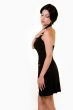 Woman in black dress