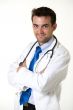 Young man doctor
