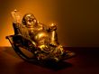 Gold Hotei seating in the rocking-chair