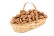 Pine nuts in a basket
